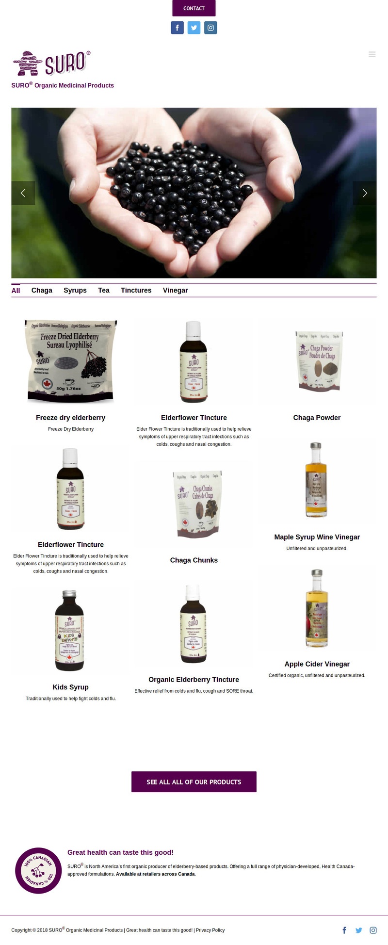 SURO® Organic Medicinal Products